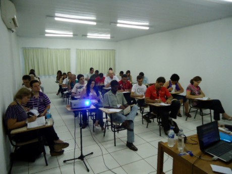 Uma das salas de aula do LOC de fevereiro