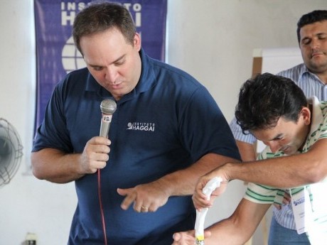 Inar Brandão em sala da aula