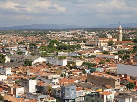 Vista panorâmica da cidade de Juazeiro do Norte, CE