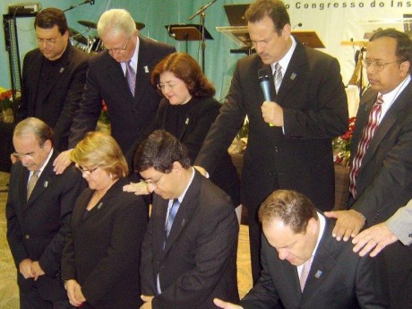 Posse da diretoria durante o Congresso do Haggai Posse da diretoria durante o Congresso do Haggai