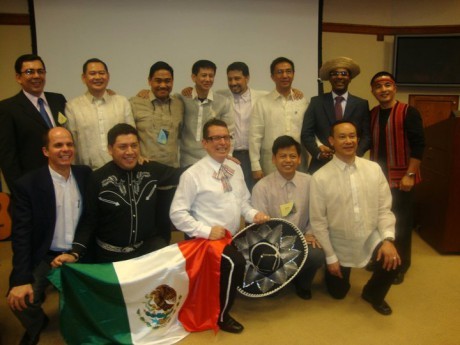 Apresentação regional durante o curso