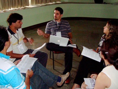 Discussão em grupo no Seminário Nacional 2008