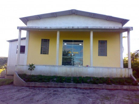 A igreja após a construção definitiva no terreno doado