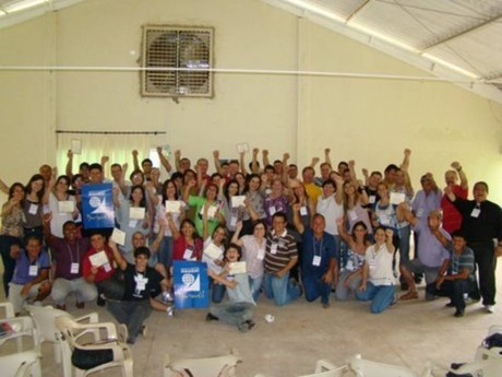 Foto oficial das duas turmas reunidas