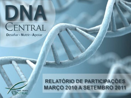 Logomarca do Projeto DNA - relatório até setembro de 2011